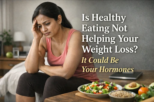Healthy weight-loss diet with fresh salad, measuring tape and alarm clock for meal timing and portion control