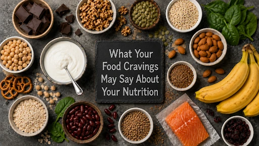 Food cravings and nutrition deficiencies explained with healthy foods rich in protein, magnesium, fiber and vitamins